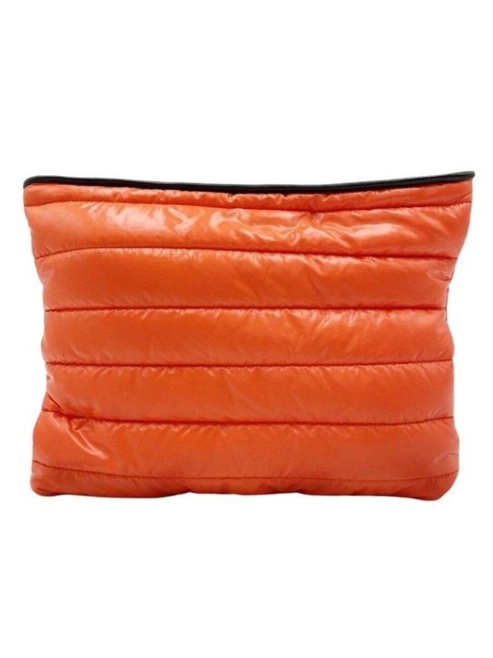 Moncler Clutch Pouch GM Orange Black Nylon